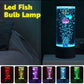 MHome Fish Aquarium Lava Lamp,Multi-Color Jelly Fish Tank Bubbles Lamp