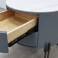 MFURN Modern 2-Drawer Nightstand, Storage Bedside Table for Bedroom, Living Room-Various Colours