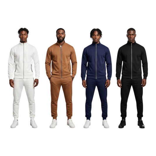 Men’s Slim-Fit Coordinated Tracksuits-Various Colours