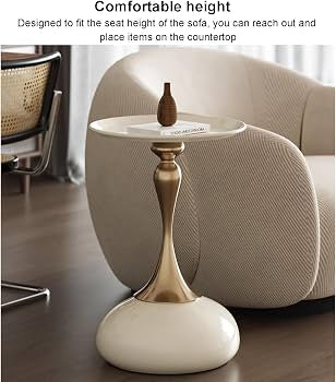 MFURN Elegant Modern Side Table - Featuring a Unique Hourglass Design-Various Colours