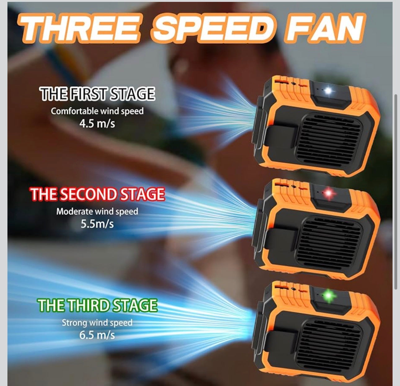 MTech 3-in-1 Portable Fan with Power Bank - USB Charging, 5000mAh Battery, Wearable Neck and Belt Design,Includes Lanyard, Portable Bladeless Waist Fan with Belt Clip - USB Charging, Multifunctional Cooling/Powerbank