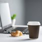Disposable Paper Coffee Cups with Lid 6pc
