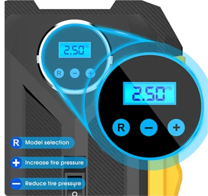 MTech Digital Tire Air Compressor Pump Portable Auto Inflator 150PSI