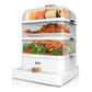 RAF - Multifunctional kitchen steamer plastic 3-layer steamer electric