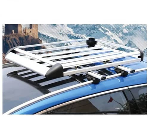 High Quality Heavy Load Thickening Aviation Aluminum Alloy Double Deck Luggage Rack Frame Carrier For Car