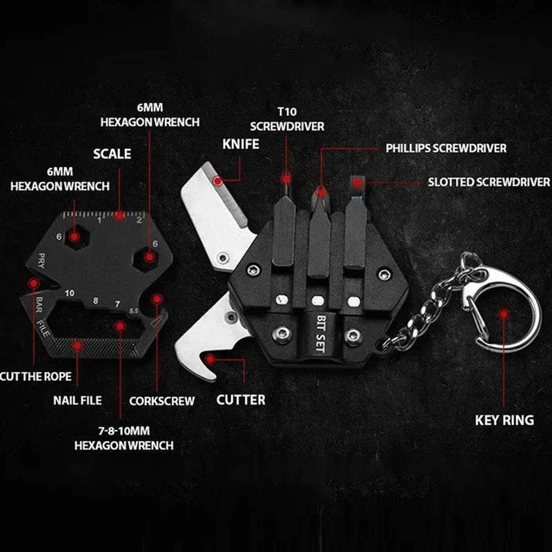 Multifunctional Portable Screwdriver Folding Pocket Knife