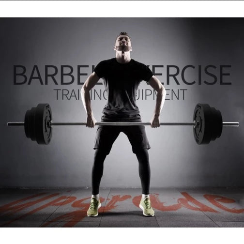 Barbell set weight stationary home gym weight training fitness - 50kg