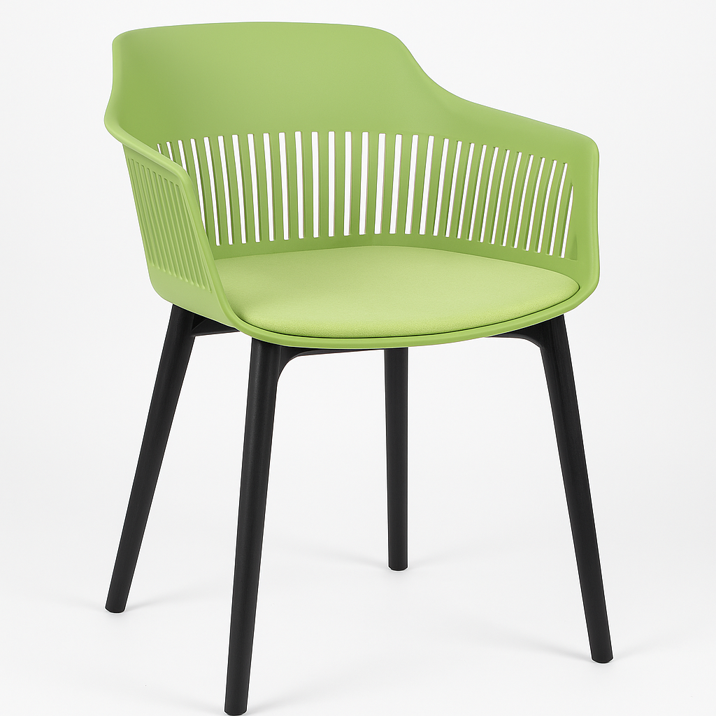 MFurn Modern Nordic PP Dining Chair with Backrest-Various Colours