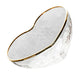Love Fruit/Dessert Bowl - Gold Edge