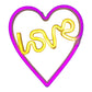 Love Heart LED Neon Sign