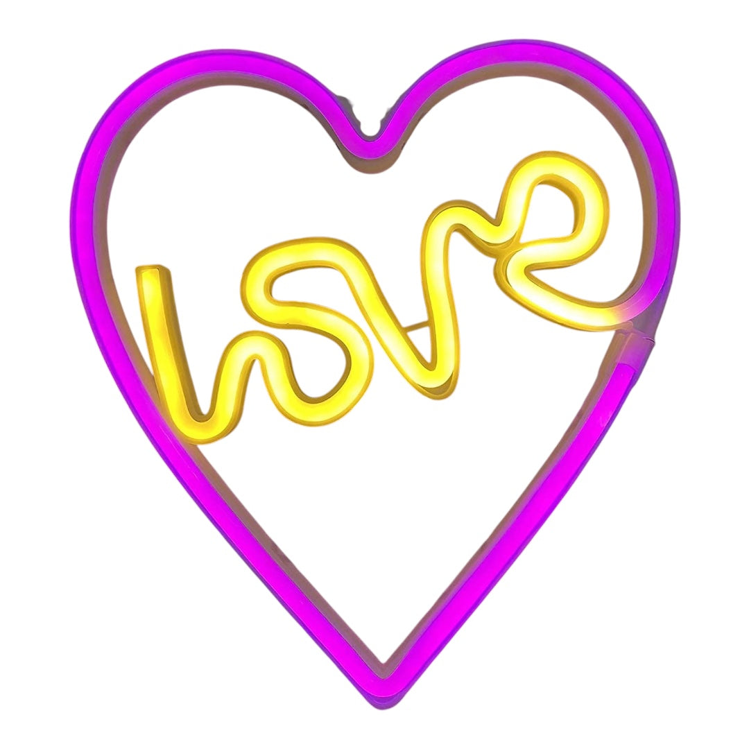Love Heart LED Neon Sign