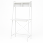 MFurn White Ladder-Style Study Desk with Shelves