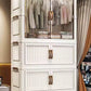 MHome Foldable Wardrobe / Multifunctional Plastic Storage Cabinet – Dustproof Organizer