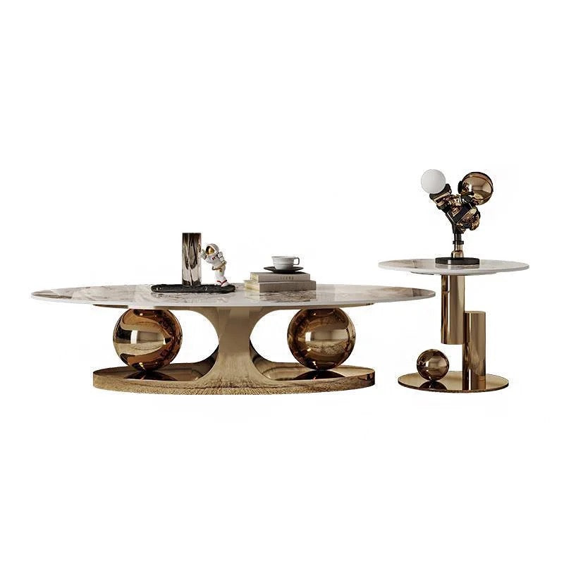 Modern Luxury Nordic Style Coffee Table Set 2pc