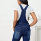 Ladies Dark Wash Denim Jumpsuit-Various Sizes