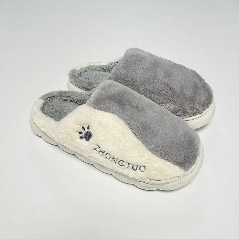 Women’s Fur Plush House Indoor Thermal Warm Flat Slippers Shoes -Various Colour