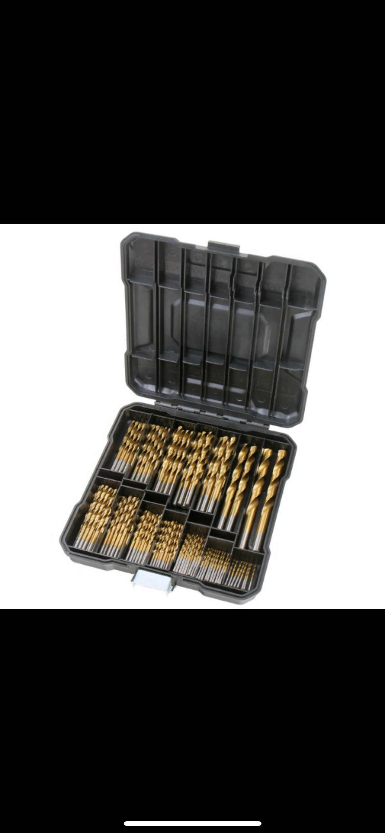 Drill Set 99pc Titanium Coated HSS