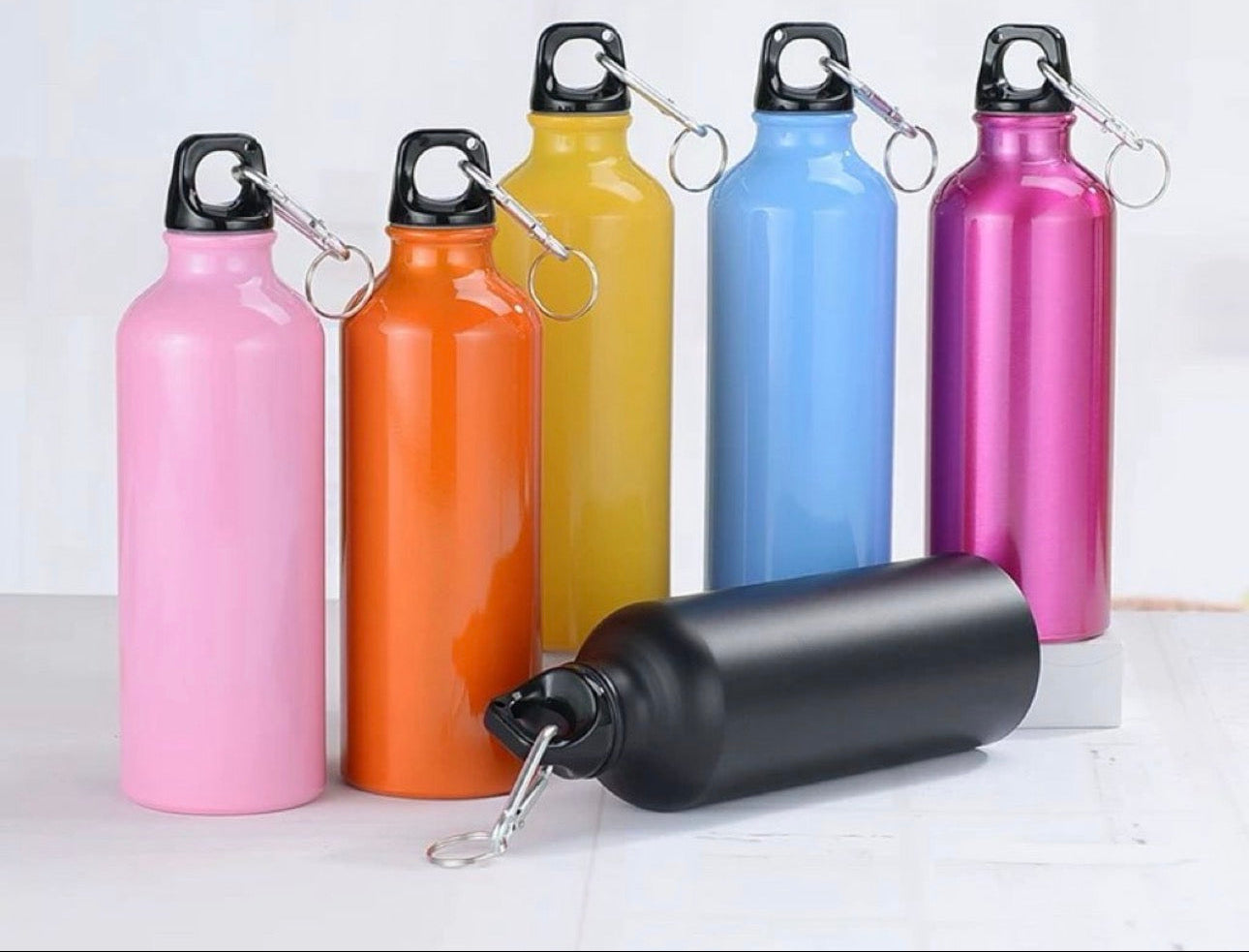 MHome Outdoor Sports Aluminum  Cycling/Hiking Water Bottle 400ml-Various Colours