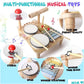 Multifunctional Wooden Drum Kit for Kids - Early Learning Music Toy Set