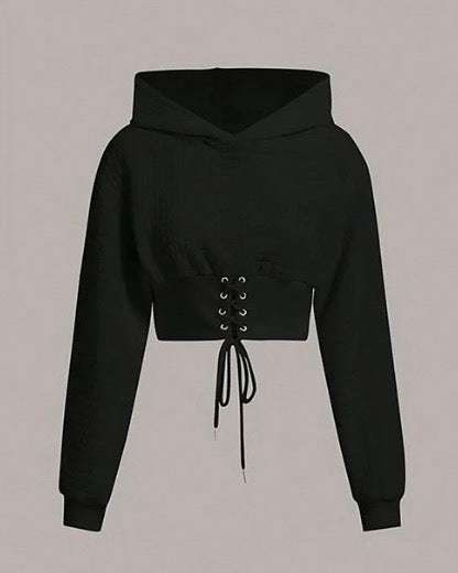 Ladies Corset Style Hoodie-Various Colours – Megamall Online Store