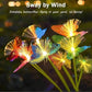 MHome Solar Butterfly Garden Stake Light 2pc
