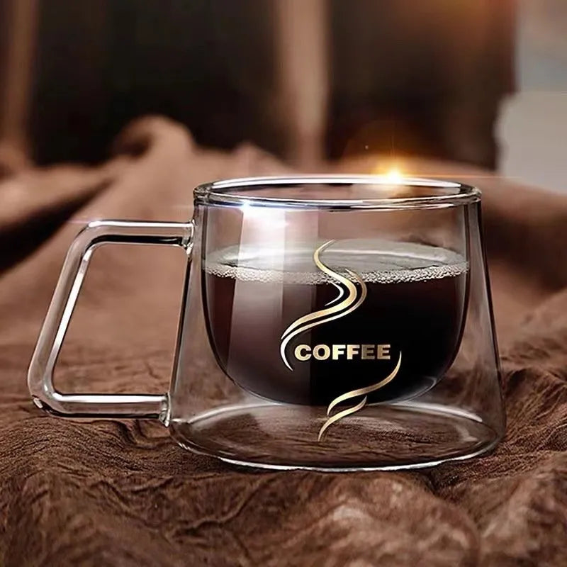 Double Wall Coffee Glass