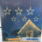 Christmas Star Curtain Lights White - 30M