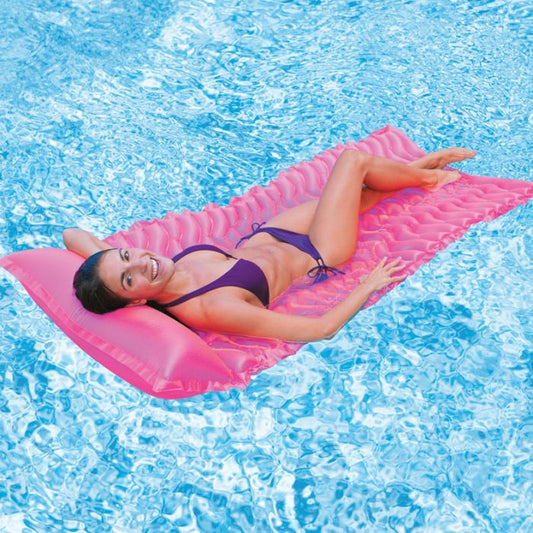 Tote N Float Wave Mat Orange, & Pink