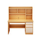 MFurn Modern Rectangular Desk with Hutch, Drawers & Cabinet Compartments