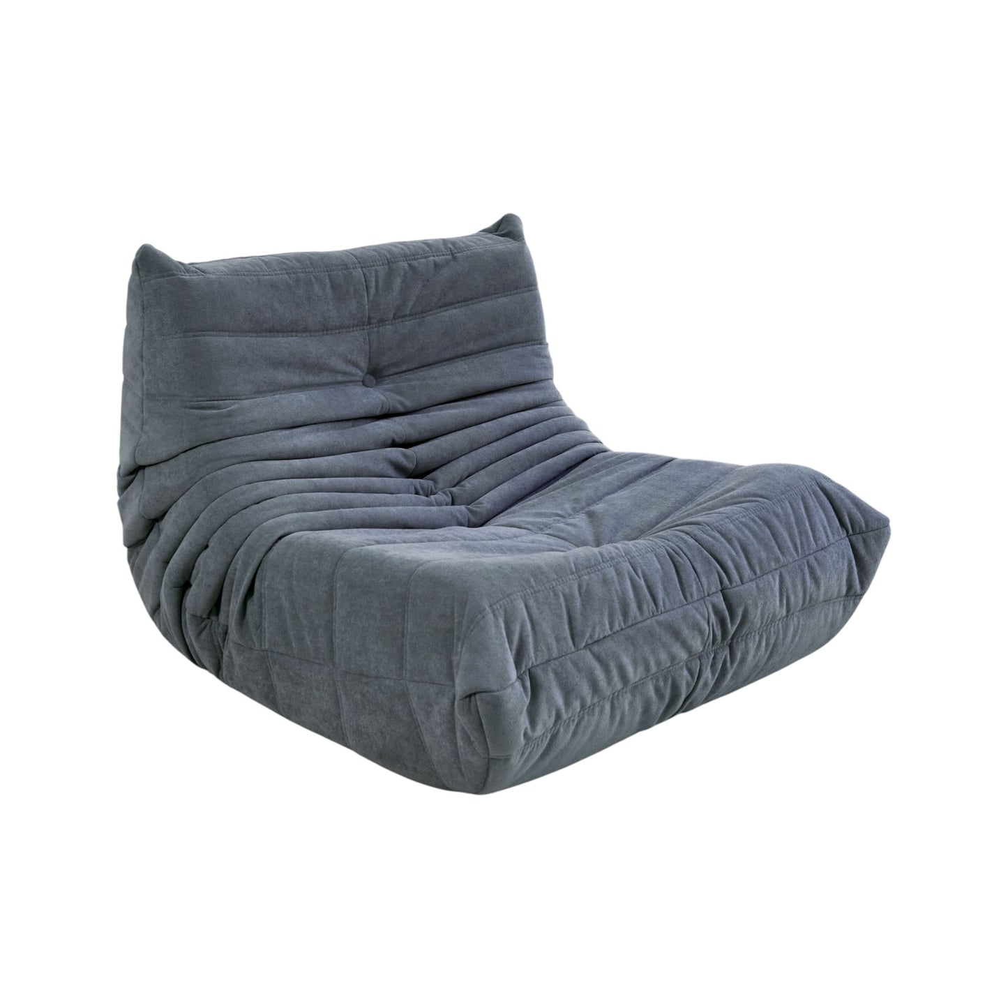 MFurn Adult Vacuum-compressed Bean Bag Chair – Teddy Fabric Memory Foam Lazy Sofa