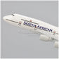 South African Airways Boeing 747 Diecast Model 1:400 – 16cm Alloy Jet with Display Stand