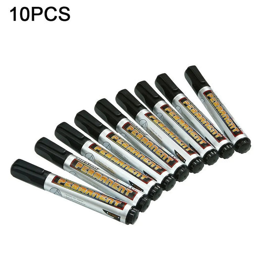 Permanent Marker Pens Black  10pcs