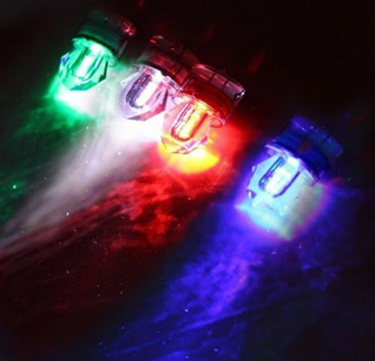 LED Deep Drop Underwater Fishing Light Diamond Tubular Style Bait Lure Squid, 350/700hrs Lifespan, 1000M Deep