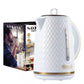 Sokany Electric Tea Kettle 1.7L, 2000W, 360° Swivel Base, Level Calibration, LED Lamp, Easy to Clean