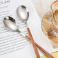 Stainless Steel Flatware Tableware Spoons-6pcs