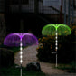 MHome Solar Garden Jellyfish Light 4-Pack – 7-Color Changing Outdoor Lights