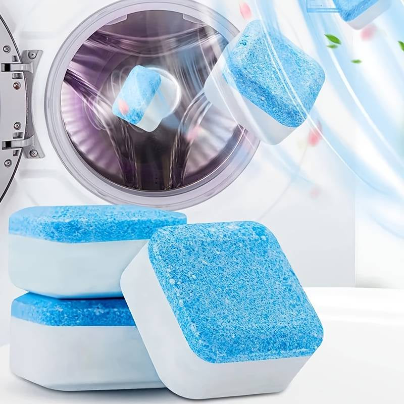 12 Pack Washing Machine Effervescent Cleaning Tablets – Deep Clean & Deodorize