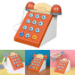 Simulation Telephone WoodenToys Interactive Kindergarten Early Edcuation Toy,Role Play Pretend Phone For Toddlers
