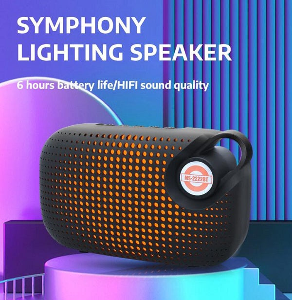 Bluetooth Speaker With 5 Mode LED Light
