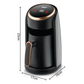 RAF R.116 Turkish Coffee Maker Machine – 3-in-1 Digital Espresso Brewer | 600W, 300ml Capacity, One-Touch Operation