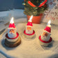 Christmas Santa Claus Shaped Wax Candles