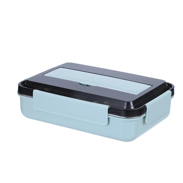 Stainless Steel Large-capacity Lunch Box with Cutlery 1200ml