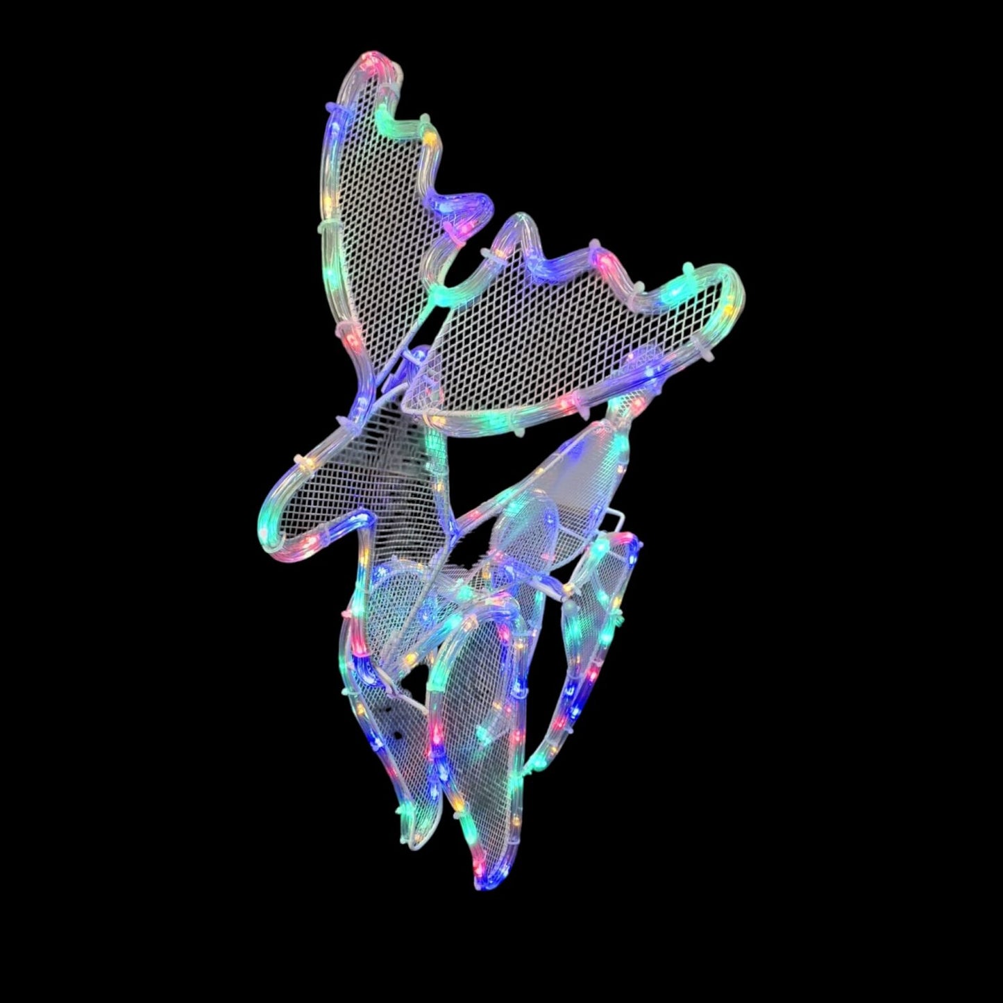 MTech Christmas Reindeer With Sledge - 12M LED Tube Lights - Various Colours