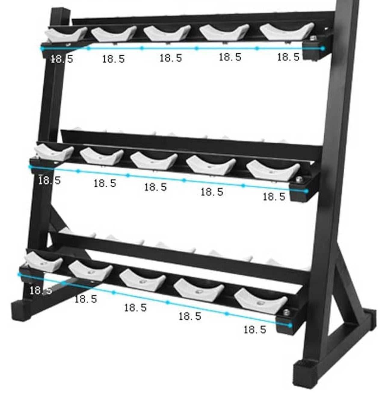 Dumbbell Rack,Heavy Duty Dumbbell Stand,Steel Dumbbell Holder,Dumbbell Weight Storage Rack,Multiple Sizes,for Home Gym