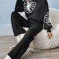 Ladies Floral Embroidery Knitted Loungewear 2pc - Various Colours
