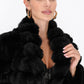 Ladies Faux Fur Coat-Various Colours