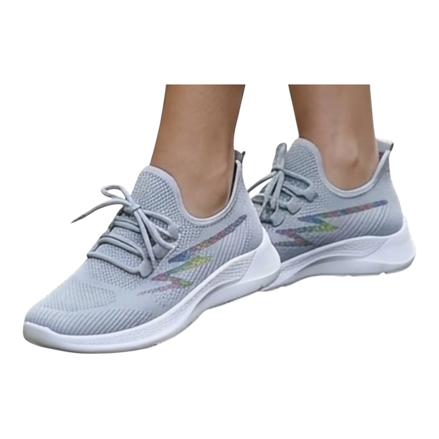 Ladies Lightweight Athletic Sneakers-Various Colours