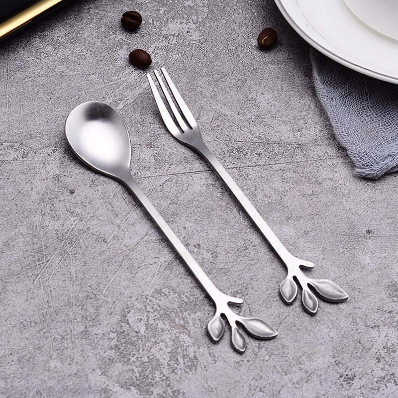 Coffee/Dessert Spoons And Fork Set 4pc