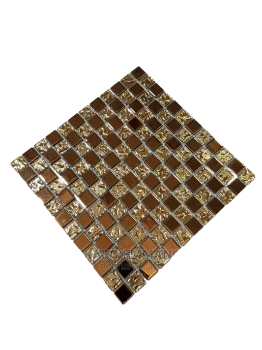 Crackled Glass Mosaic Tile for Kitchen Backsplash and Bathroom Wall