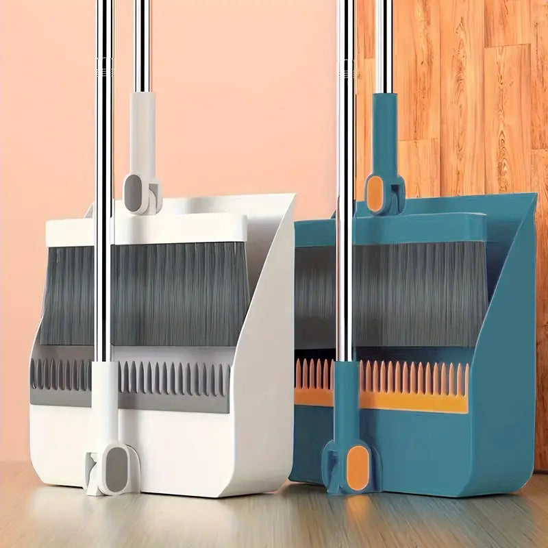 Rotating Broom + Dustpan Set